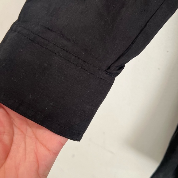 Zara Black Wrap Mini Dress with V-neckline. Size XS - Picture 8 of 17